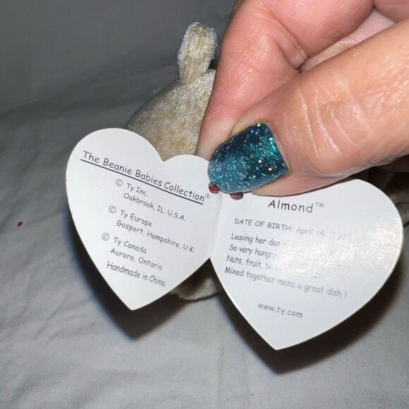 TY Original Beanie Baby “Almond” - Picture 7 of 8